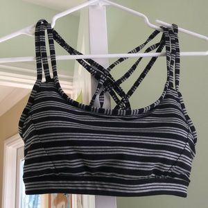 Athleta sports bra cross-backed